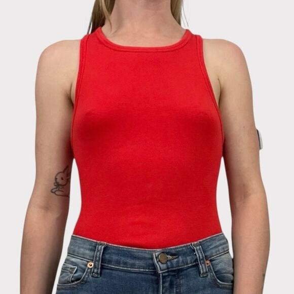 Bershka Red Bodysuit - Picture 1 of 8
